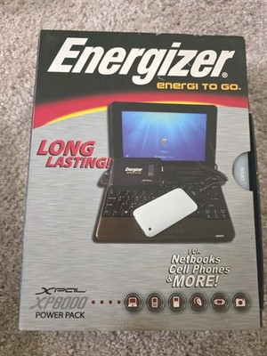 Energizer XPAL Rechargeable Power Pack XP8000 New Unopened
