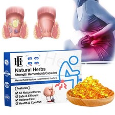 1-5BOX Natural Herbal Strength Hemorrhoid Capsule Relief Itching L1Z7 Pain .