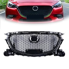 Wo Sensor Hole For Mazda M3 Axela 2017-2018 Grille Bumper Replacement Front