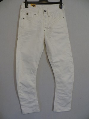 G STAR TYPE C 3D LOOSE TAPERED WHITE DENIM JEANS SIZE 29 X 32 NEW WITH TAGS