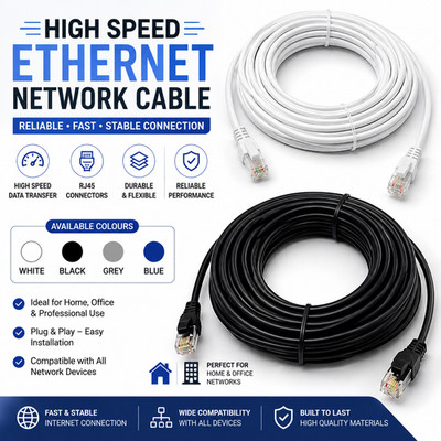 Ethernet Kabel Netzwerk RJ45 Leitung Internet Patch LAN Cat5e Großhandel 0,5m - 50m