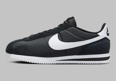 Nike Cortez TXT Black White Sneakers Retro OG HF0263-001 Mens Size