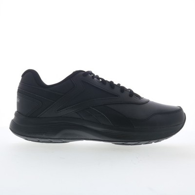 Reebok Walk Ultra 7 DMX Mens Black Extra Wide 4E Lifestyle Sneakers Shoes