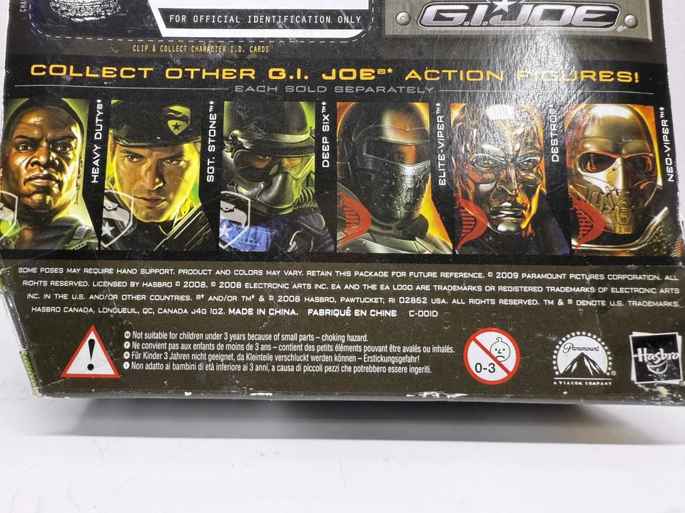 Gi Joe Rise of Cobra Courtney Cubierta Niña Guerrero Armas Especiales Oficial Foto 4 de 4