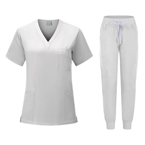 Soft Fabric Nurse Scrubs Hospital Medical Scrubs Women Jogger Scrubs Sets Pair - Picture 21 of 26