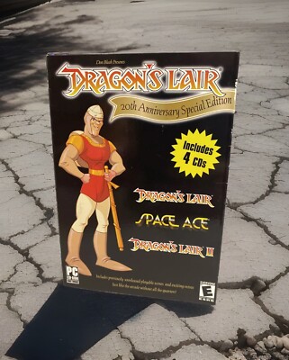 Dragons Lair 20th Anniversary Special Edition PC CD-ROM Space Ace 4 DISC II