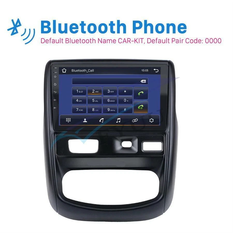 9" Car Android 10.0 GPS Navigation WiFi DAB 1+16GB For 2012-2020 Renault Duster — 第 3/4 张图片