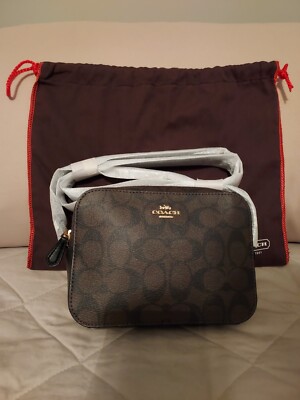 coach mini camera bag signature canvas