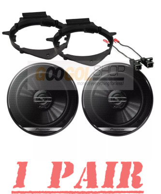 Pioneer 300W 6-1/2'' Rear Door Speakers Kit for 2014-2019 Silverado Sierra 1500