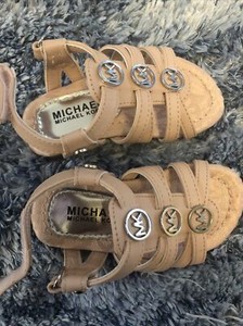 orange gladiator heels