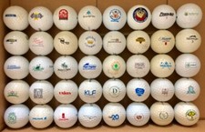 Lot of 40 Used Logo Golf Balls Lot 4
