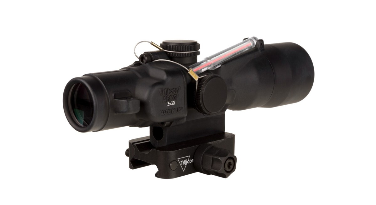 Trijicon 3x30 Compact ACOG Scope Dual Illuminated Red Horseshoe