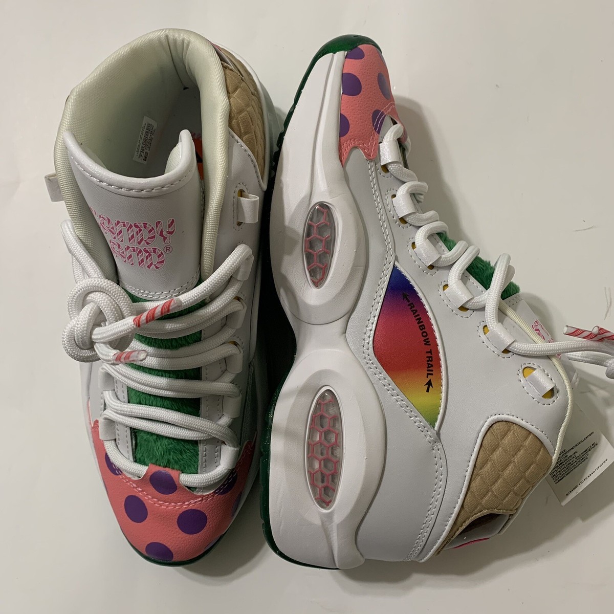 Reebok x Hasbro Classic Question Mid Iverson Candy Land GZ0082 (GS