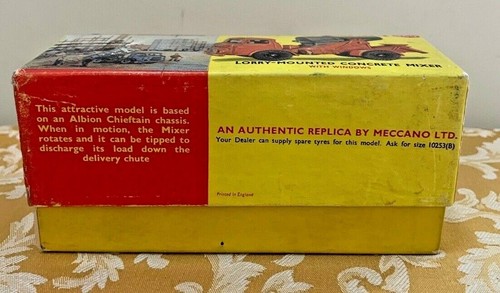 Dinky SuperToys No. 960 Lorry-Mounted Concrete Mixer Near-Mint in Original Box! - Picture 10 of 12