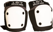 187 Fly Knee Pads M-Grey/Black W/White