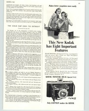 1941 PAPER AD Kodak Camera Monitor Six-16 48.50