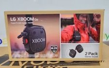 LG XBOOM Go Wireless Portable Speaker with Powerful Sound XG2TBK - 2PACK