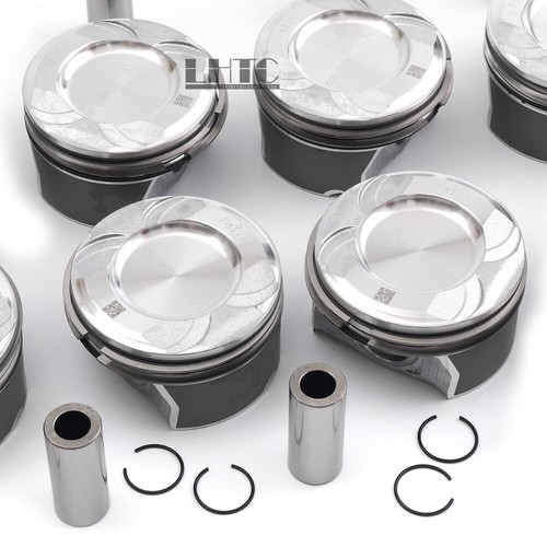 8x Pistons Rings Set For MercedesBenz X166 W221 W222 GL500 S500 M278 4