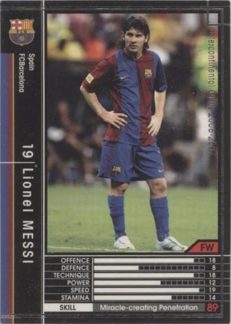 2005-06 Panini WCCF European Clubs - Lionel Messi #YGS 5/5 for