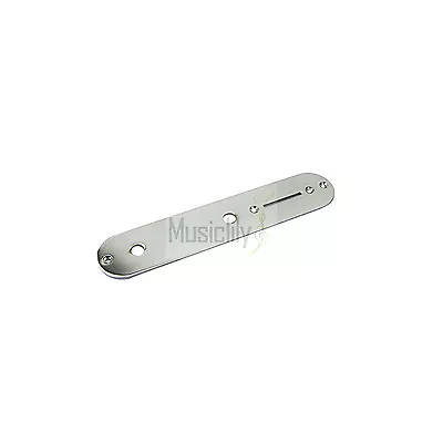 Musiclily 32mm Width Control Plate For Fender Tele Telecaster Guitar Chrome New