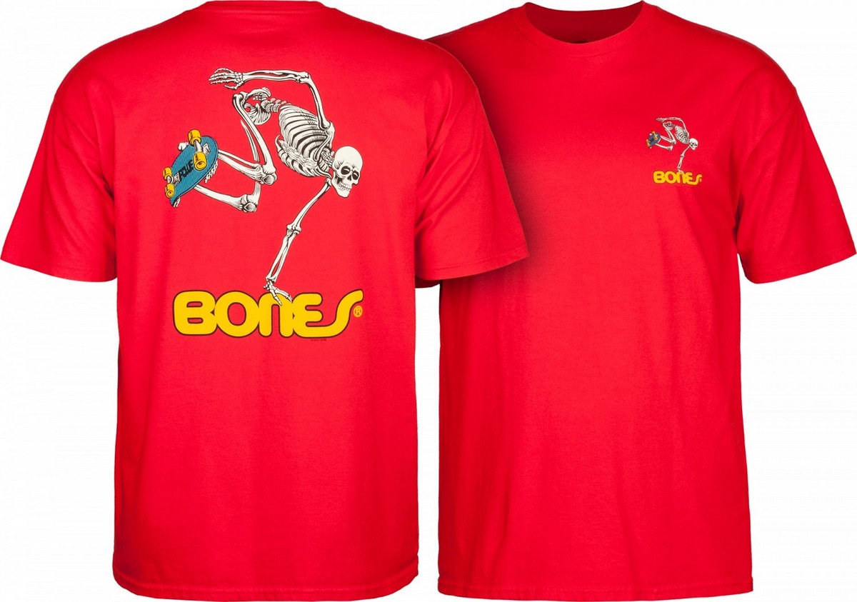 POWELL PERALTA Skateboard Skeleton Tee Shirt - BONES BRIGADE POWELL PERALTA Skateboard Skeleton Tee Shirt - BONES BRIGADE