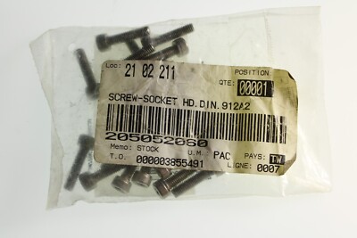 NOS BOMBARDIER OEM Head Cap Screw  205052060 QTY.  14