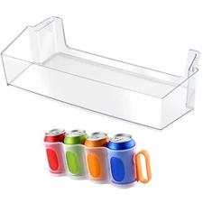 AAP73631502 Right Refrigerator Gallon Door Shelf Bin and Soda Can Organizer