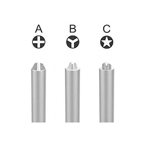 QIANLI Best 3D Pro chave de fenda Phillips, tipo Y e conjunto de iPhone pentagrama 0,8  - Imagem 2 de 2