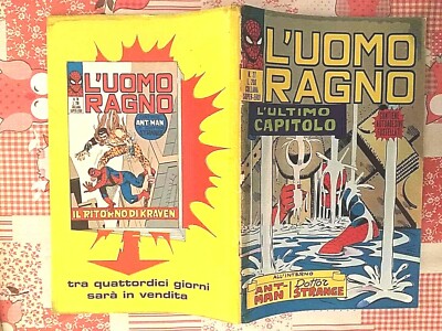 AMAZING SPIDERMAN 33  ITALIAN EDITION 1971 FN-  ICON DITKO COVER - OTHERS