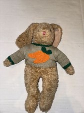 Ty Brown Rabbit With Sweater 