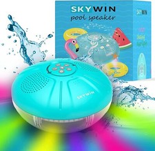 Large Waterproof Floating Bluetooth Speaker With Lights For Pool Parties