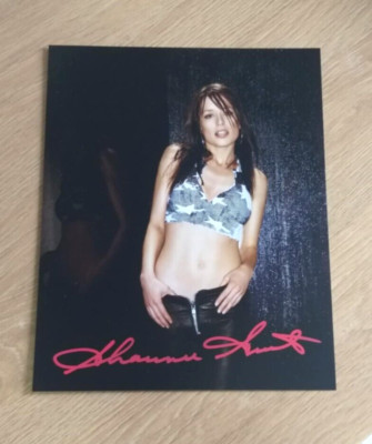 SHAWNEE SMITH, original signed photo in 20x25 cm SAW / MEGA SEXY (NST) * + COA