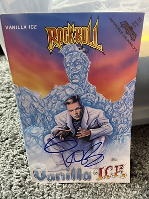 Vanilla Ice Signed Rock N Roll Comic Book Rap Hip Hop Ice Ice Baby Legend  JSA