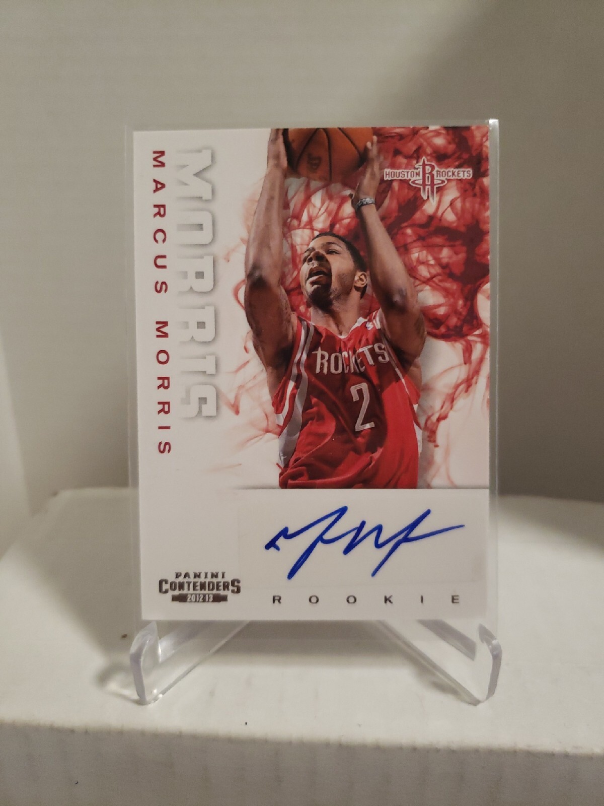 2012-13 Panini Contenders Rookie-Auto #264 Marcus Morris Cleveland Cavaliers