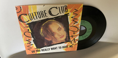 CULTURE CLUB. WILLST DU MICH WIRKLICH VERLETZEN. 45 TRS MADE IN FRANCE 1982.