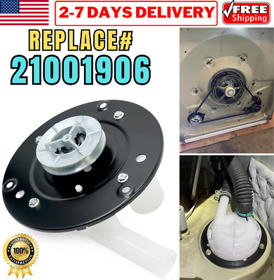 Washer Drain Pump w/ Pulley for Whirlpool Maytag Admiral Magic Chef Hoover Amana