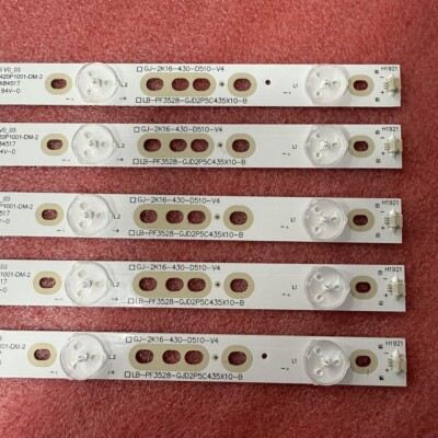 5pcs LED strip for Panasonic TH-43LFE8E TH-43LFE8U LB43003 V2 Haier 43E4500RA