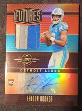 HENDON HOOKER  2023 Legacy Futures Patch Autographs Ruby #FAPS-20  98/100