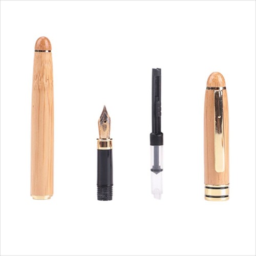 Nature Bamboo Pen Bamboo Fountain Pen Wood Fountain Pen Bamboo Box Pens - Picture 11 of 14