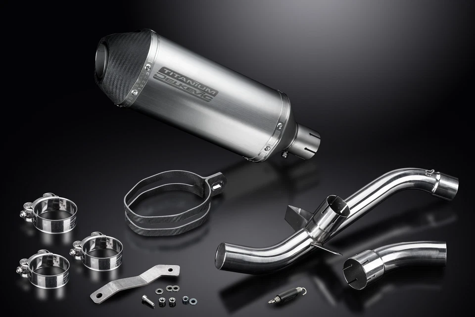 Ducati Multistrada 1200 2015 - 19 一脚蹬 10 英寸 X-Oval 钛排气消声器套件 — 第 3/4 张图片