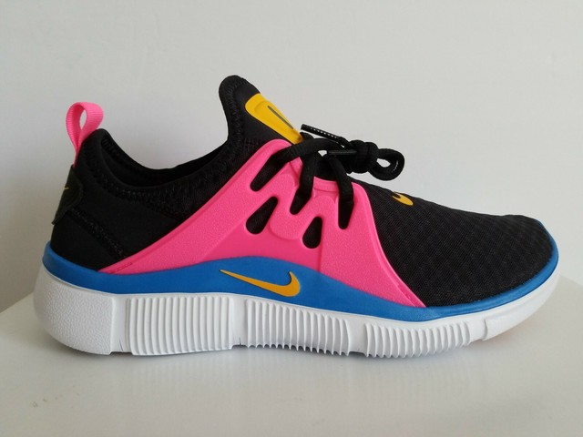 nike yellow pink blue