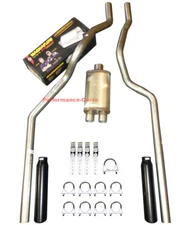 Dual Exhaust Mandrel w/ 14" MagnaFlow Fits 99-08 Chevrolet Silverado 4.8