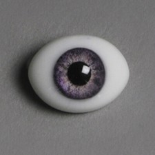 Dollmore BJD eyes 12mm Classic Flat Back Oval Glass Eyes CC07 