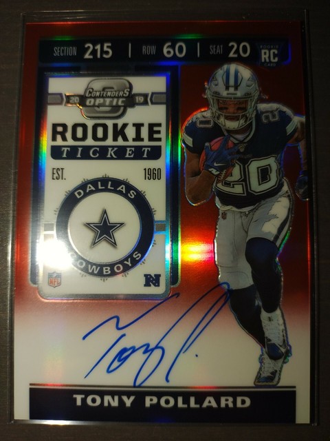 2019 Absolute 139 Tony Pollard COWBOYS Rookie Card NM MT EBay