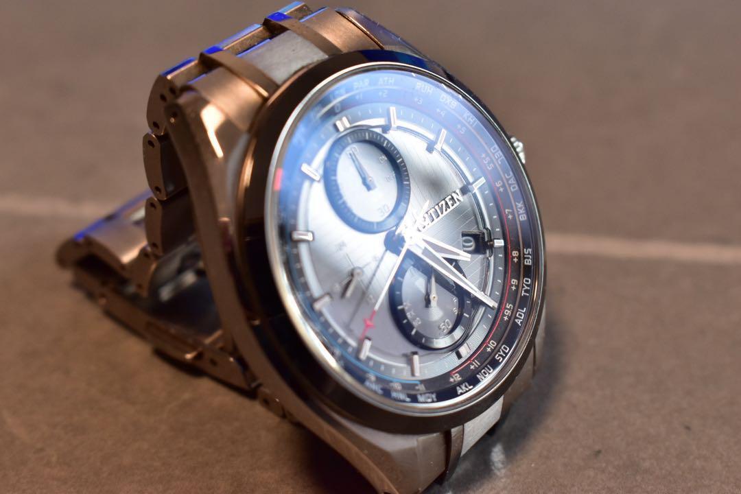 Citizen Attesa AT8045-53E Cal.H804 Day Date Eco Drive Solar Citizen Attesa AT8045-53E Cal.H804 Day Date Eco Drive Solar