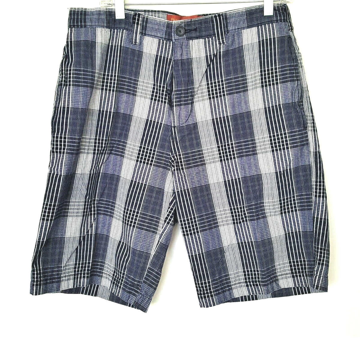Echarpe à carreaux - bleu - 9.00