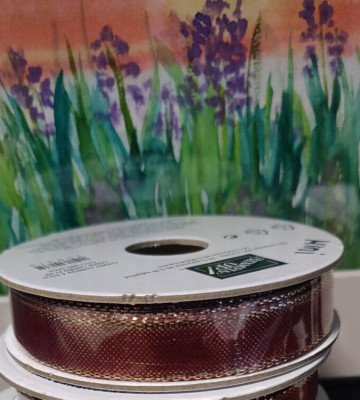 STAMPIN UP LOT OF 4 ROLLS Metallic Ruban Ribbon  1/2'' - 40 Yards NEW