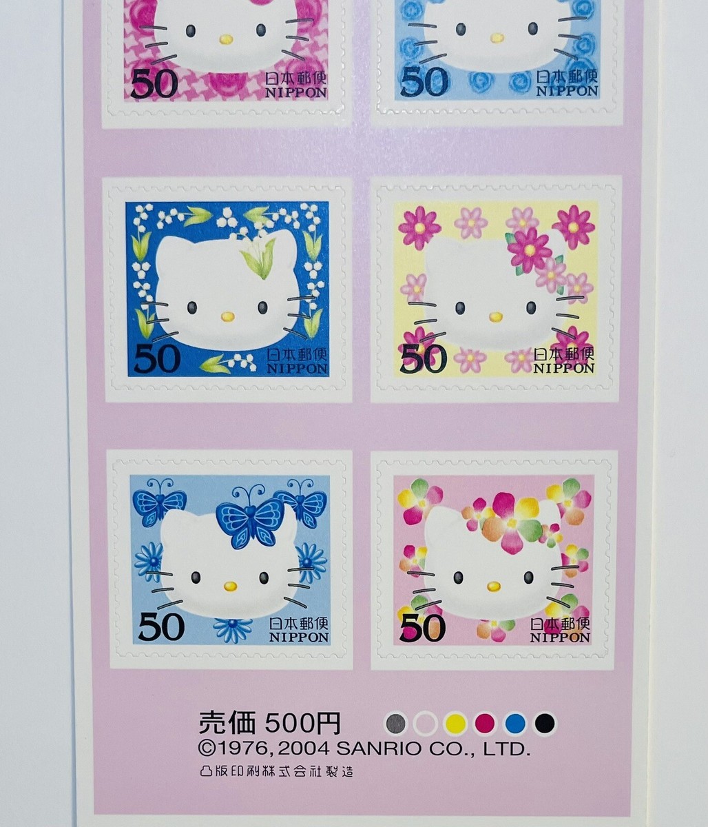 Hello Kitty Postage Stamps issued in 2004,rare,50yen×10 | eBay