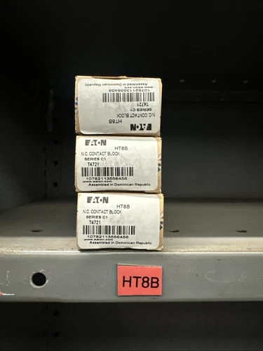 Lot Of 3 New Cutler Hammer HT8B Eaton Contact Block