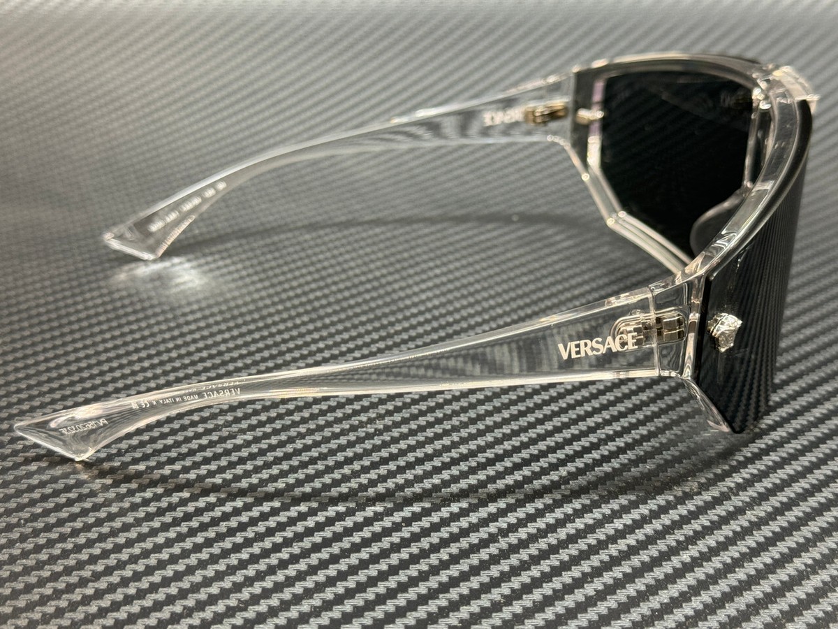 VERSACE VE4461 148 6V Crystal Silver Mirror 70 mm Unisex VERSACE VE4461 148 6V Crystal Silver Mirror 70 mm Unisex